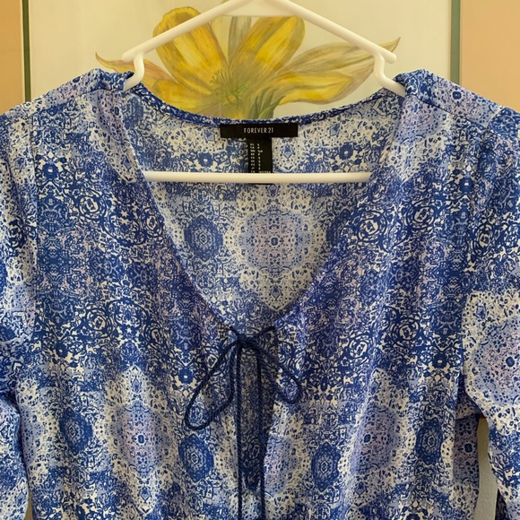 Forever 21 dress blue size small - Picture 2 of 9